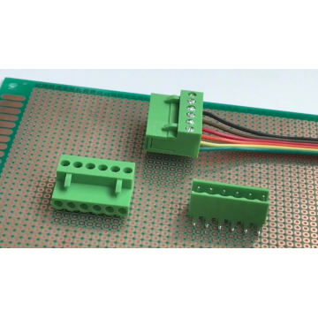 Bloques de terminales conectables PCB con paso de 3.96MM